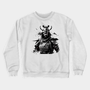 a samurai Crewneck Sweatshirt